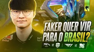 T1 x DRX: FAKER JOGOU DE AZIR E ATIVOU O PRIME | RESUMO LCK - HLE x NS