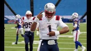 Cam Newton - All Completed Passes & + Runs - NFL 2020 Week 8 - New England Patriots @ Buffalo Bills