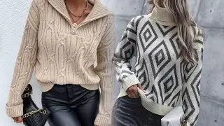 Knitted Sweater Inspiration 😍 Cozy Sweater Season Vibes