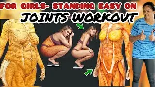 For Girls - Standing Easy On Joints Workout @sanjanasanam