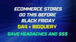 eCommerce GA4 Tip  - Enable GA4 and BigQuery integration for the extra volume of data.