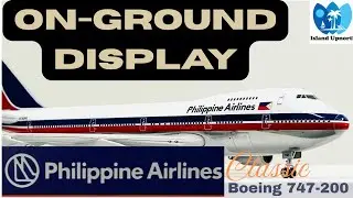 Philippine Airlines Boeing 747-200: On Ground Display (Classic livery)