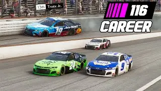 INTENSE LAST LAP BATTLE WITH ELLIOTT! - NASCAR Heat 5 Career Mode #116