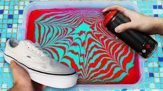 Customize your VANS SHOES with Hydro Dipping !! 🎨