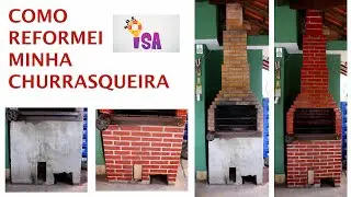 Como pintar e restaurar uma churrasqueira de tijolos - S.O.S. Isa
