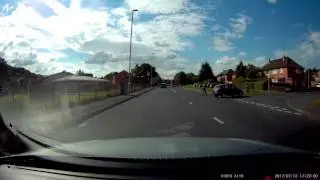 Accident on Meanwood Road. Leeds 5:21pm