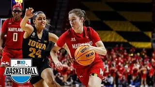 Iowa at Maryland | Highlights | Big Ten Women's Basketball  | Feb. 21, 2023