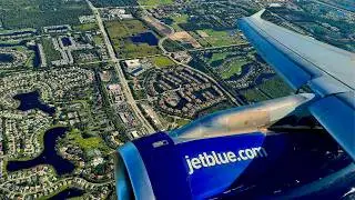 [4K] – Full Flight – JetBlue Airways – Airbus A320-232 – HPN-RSW – N636JB – B61551 – IFS 1104