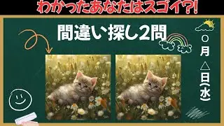 【間違い探し】これがわかったあなたの脳年齢は若い！！サクッと脳を活性化！