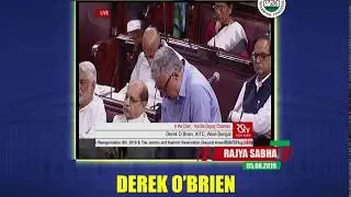 Derek O&rsquo;Brien speaks on The Jammu and Kashmir Reorganisation Bill, 2019