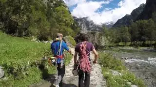 Val di Mello - Arrampicata sopra i prati