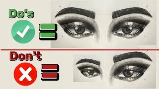 Relaxing Symmetrical Eye Drawing | Calm Your Mind with Art