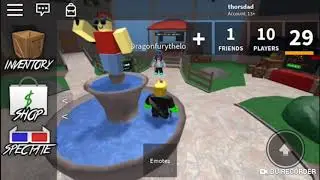 Wolfman900 was stuck jumping in the last round(Roblox murder mystery 2 ep13)ft. Wolfman900