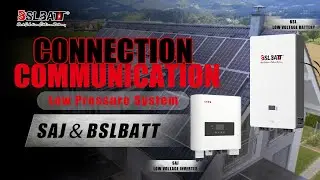 How to connect and set up SAJ H1 Hybrid Solar Inverter 48V inverter with BSL LFP solar battery