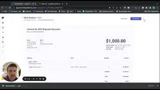 How to pay an invoice via ACH in MonetizeNow