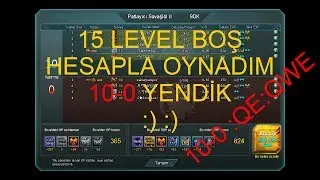 First Blood Tarihinin En Kısa Vs'si  OTO&infin;GALERİ Vs TR✰SAYGI [10-0]  15 LVL Boş Hesapla Oynadım