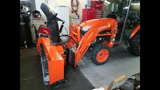 Kubota, Compact, B2650, Loader Mount, B2782, Snowblower, Modification