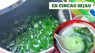 ES CINCAU HIJAU SAWAH BESAR | Rp. 5.000,- Menyegarkan!!! || Indonesian Street Food