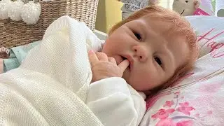 Changing my full bodied silicone baby Edith Rose ( Bella by Jenny Lee) and The Watched film