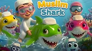 Muslim Baby Shark Song | Islamic Cartoon for Kids | Fun Islamic Learning Video | Mini believers
