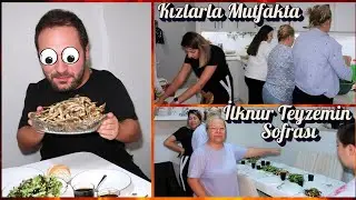 Tuğbalarla Mutfakta😍 İlknur Teyzemin Sofrası✅️ Burak'ın Gözü Döndü😱 Alışveriş #vlog