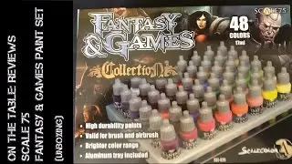 On the Table Unbox: Scale 75 Fantasy & Games Paint Set