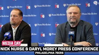 Daryl Morey & Nick Nurse speak at Media Day | Press Conference