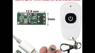 43mhz very very mini transmitter and receiver remote control Applicable magic props