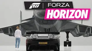 Supercar VS Fighter Jet Race DELTA WING Aircraft Forza Horizon 4 ULTRA Gameplay