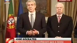 Declarações de José Sócrates sobre o acordo com as Instituições Internacionais 03-05-2011