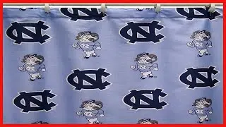 Brighten Your Bathroom with the Official NCAA College Covers Shower Curtain