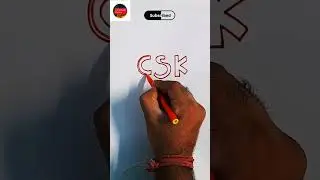 Draw a CSK logo using these simple steps #shorts #ashortaday Canvassing Passion
