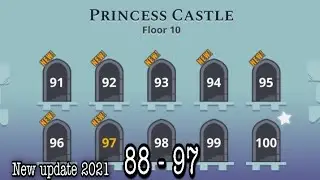 Tricky Castle Floor 10 New Update level 88, 89, 90, 91, 92, 93, 94, 95, 96, 97 | Princess Castle