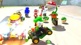 Mario Kart World - Knockout Tour - 100cc Cherry Rally (Luigi Gameplay)