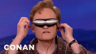 Conan Tries Deepak Chopra's Trippy Glasses | CONAN on TBS