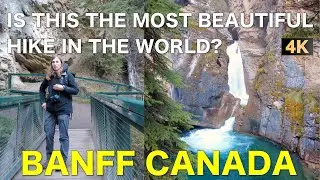 4K Is this  the Most BEAUTIFUL HIKE on Earth! | JOHNSTON CANYON, BANFF, CANADA 🇨🇦
