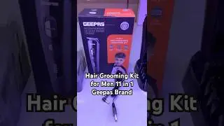 Geepas 11 in 1 Grooming Kit For Men | Bear Machine #clippers #trimmer #beardstyle #gadgets #products