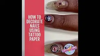 How to decorate your nails using The Magic Touch Canada Tattoo 2.1 Transfer Paper