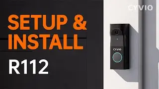 How to Set Up and Install CYVIO R112 Wired/Battery doorbell camera | Step-by-Step Guide #doorbellcam