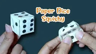 Easy Paper Dice Squishy Tutorial | DIY Squishy Craft for Beginners