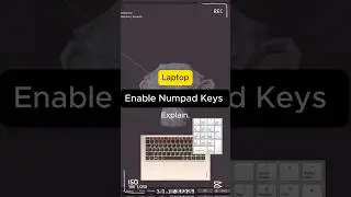 Blender | Enable Numpad Keys on a Laptop in 17 seconds