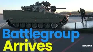 Norwegian Troops & Equipment Join EFP In Lithuania