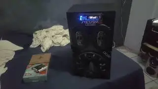 caixa residensial (caixa bob) 2 6x9 pioneer + subwoofer bravox BK12 350w com fonte e m&oacute;dulo stetsom