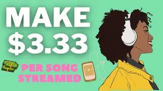 Make $3.33 PER SONG [$300 Per Day] LISTENING TO MUSIC (Make Money Online WORLDWIDE) #shorts