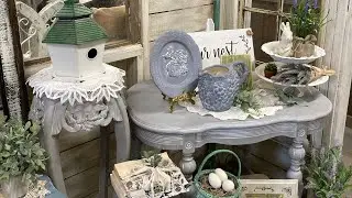 How to transform thrifted Items and Decorate a vignette