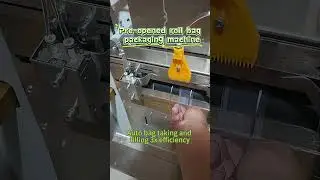 Daily Necessities Packaging! Pre-Opened Bag Machine Flexible Operation Saves Labor and Efficient