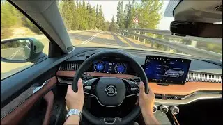 2025 Skoda Superb 2.0 T 4x4 L&k | POV test drive 