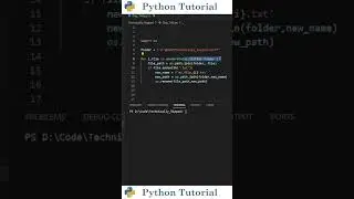 Rename Hundreds of Files in Seconds Using Python | Python Tutorial