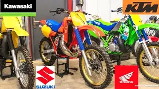 Ultimate Man Cave Tour of 80’s & 90’s Dirtbikes.