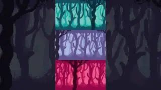 Parallax enchanted forest backgrounds - Pixel Art
